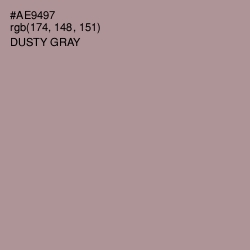 #AE9497 - Dusty Gray Color Image